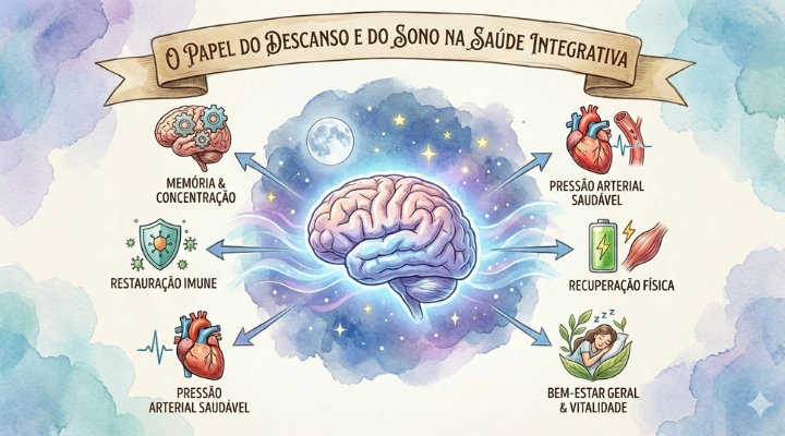 O papel do descanso e do sono na saúde integrativa
